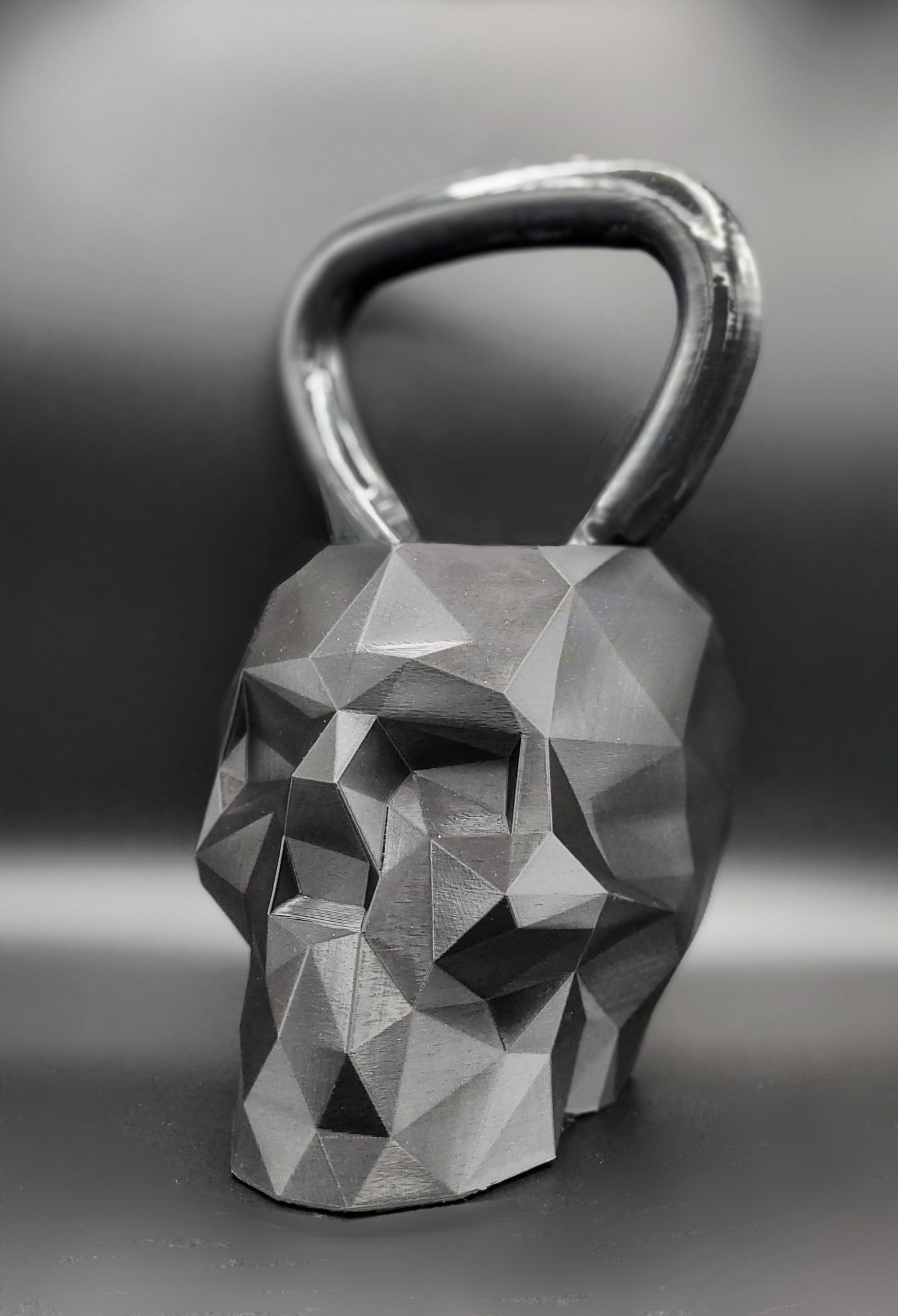 20lb Low Poly Skull Kettlebell