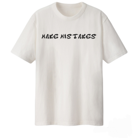 CCA Make Mistakes Tee White